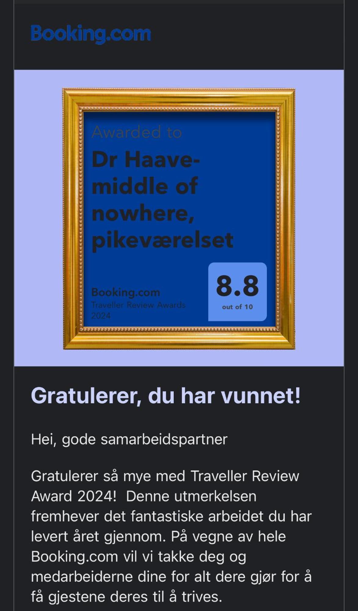 Dr Haave- Middle Of Nowhere, Pikevaerelset Sand  Bagian luar foto
